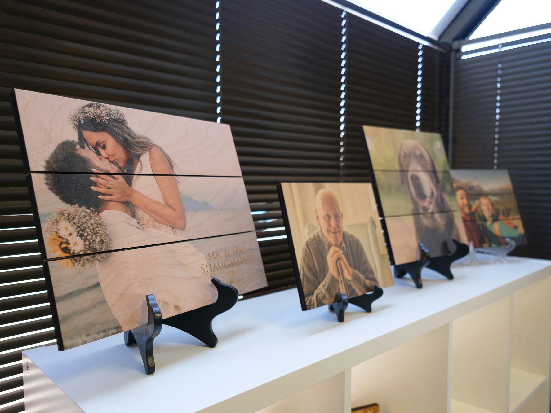 Sample wood photo prints